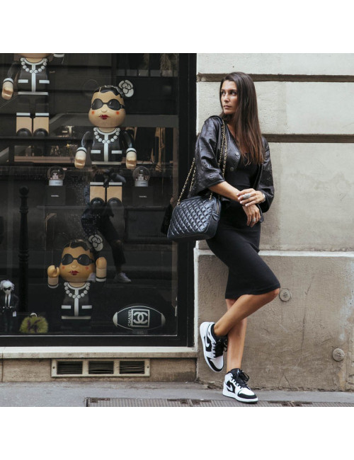 Sac Caméra CHANEL Vintage cuir matelassé