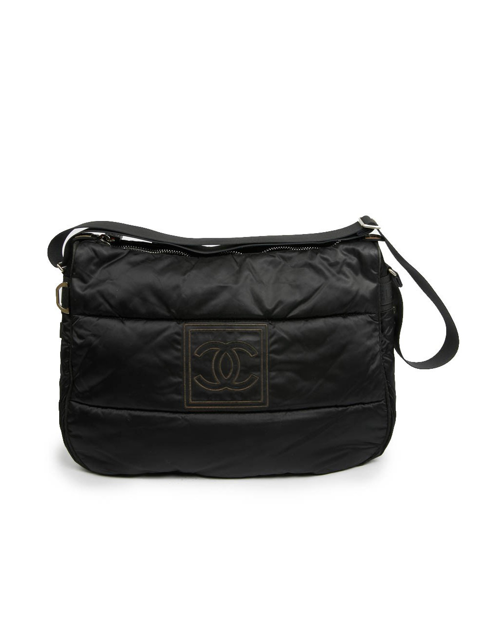 Sac besace CHANEL noir