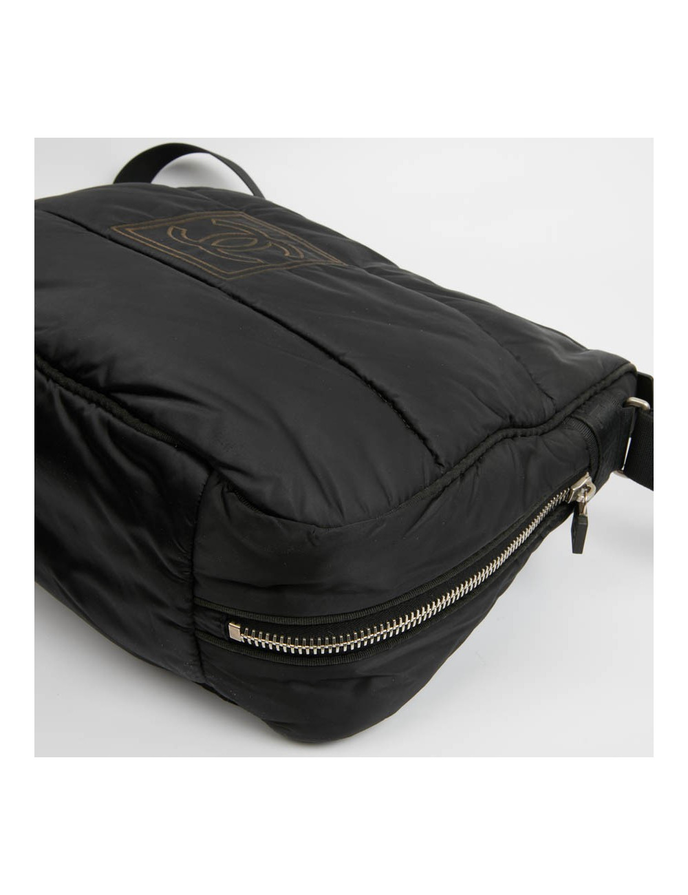 Sac besace CHANEL noir