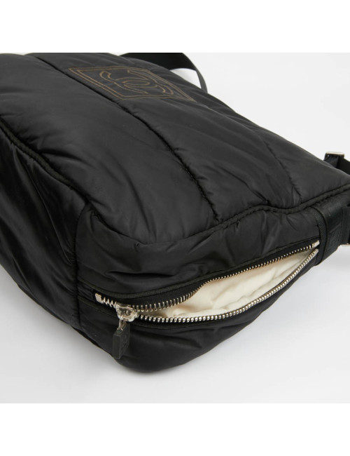 Sac besace CHANEL noir