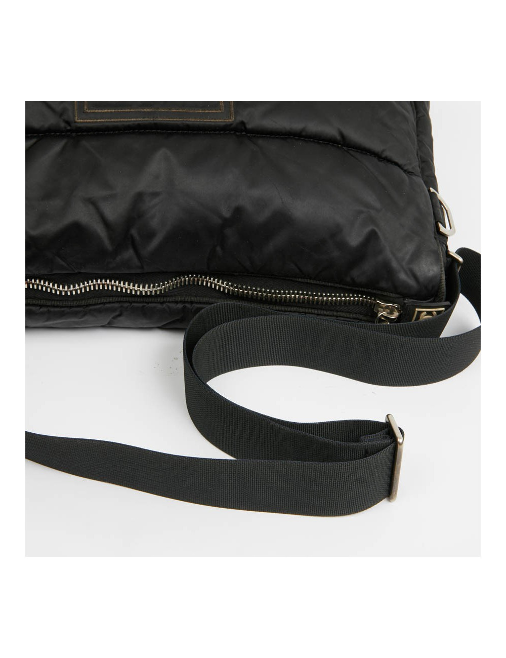 Sac besace CHANEL noir