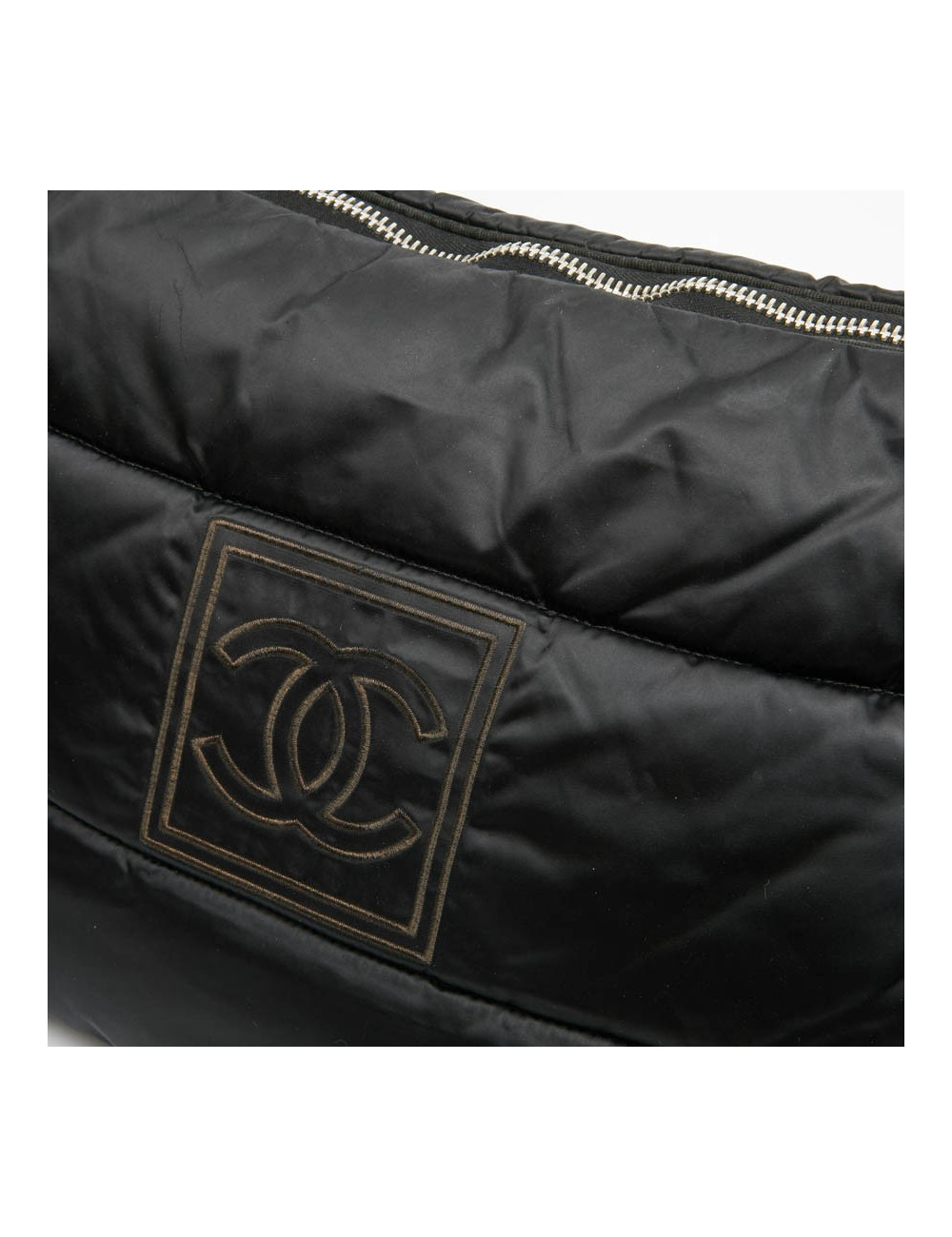 Sac besace CHANEL noir
