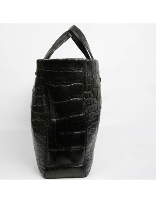 Cabas CHANEL crocodile noir