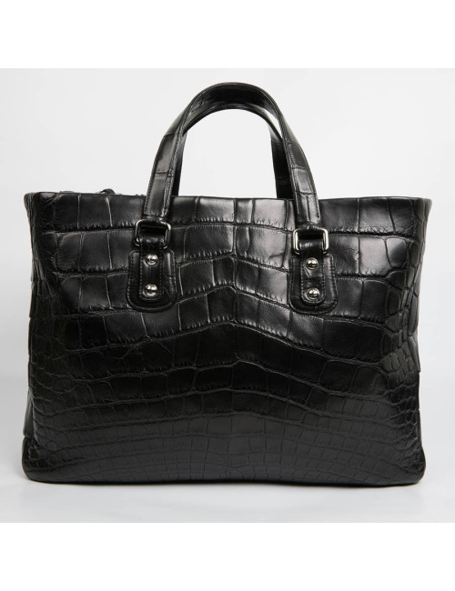 Cabas CHANEL crocodile noir