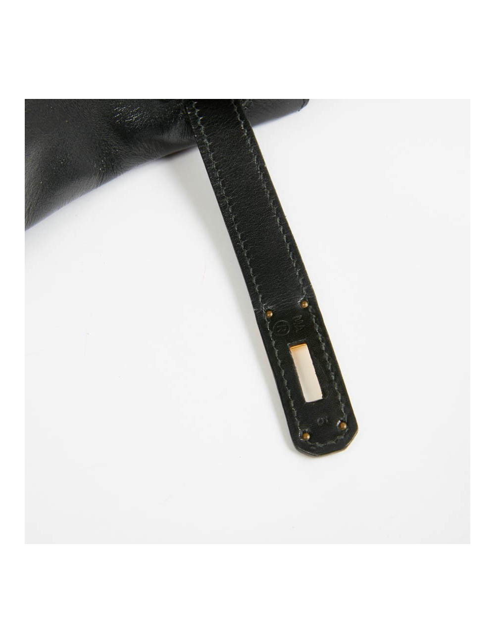 HAC 32 HERMES cuir box noir