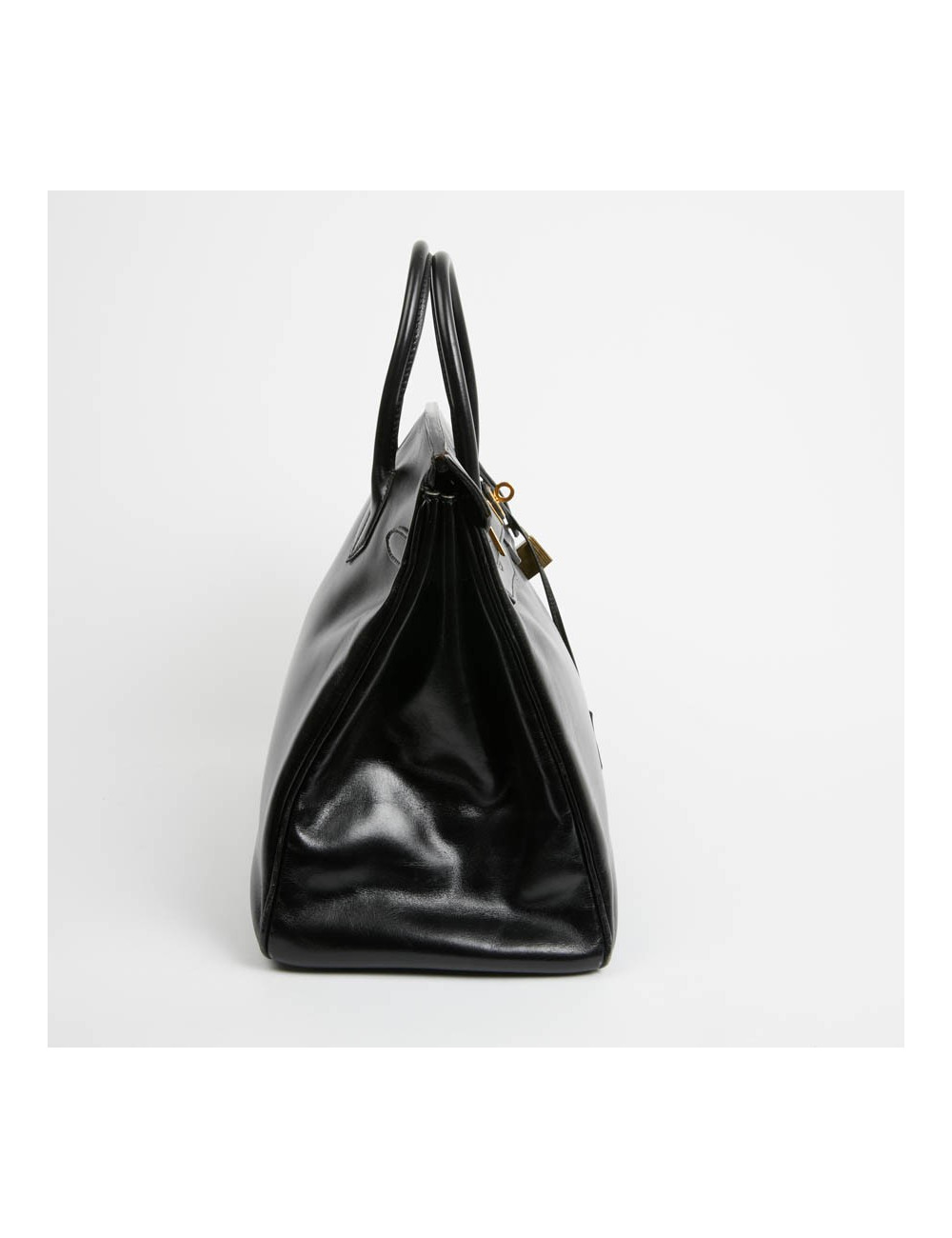 HAC 32 HERMES cuir box noir