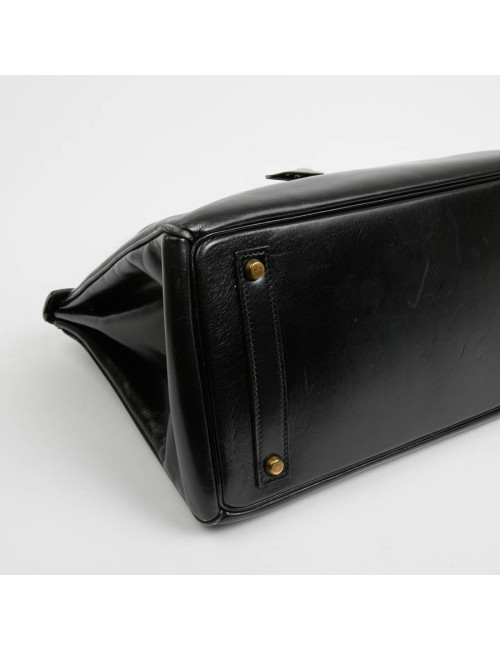 HAC 32 HERMES cuir box noir