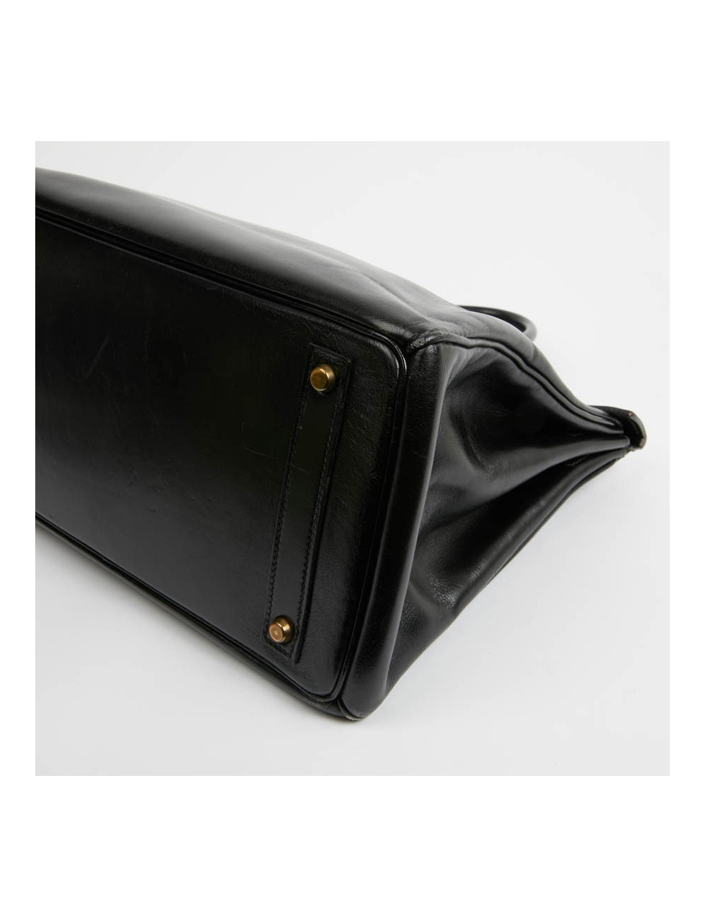 HAC 32 HERMES cuir box noir