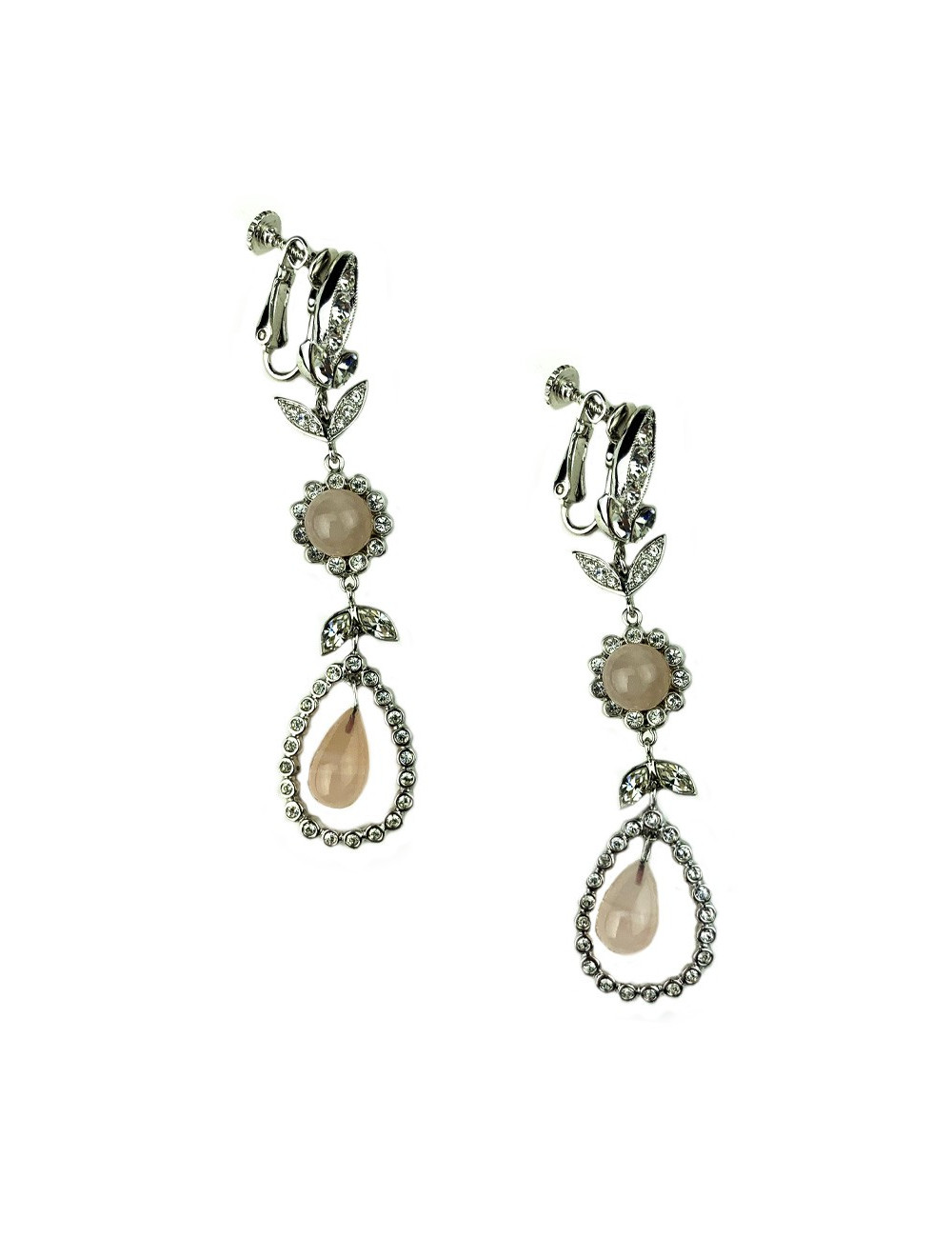 Boucles d'oreille Clous DIOR pendantes 