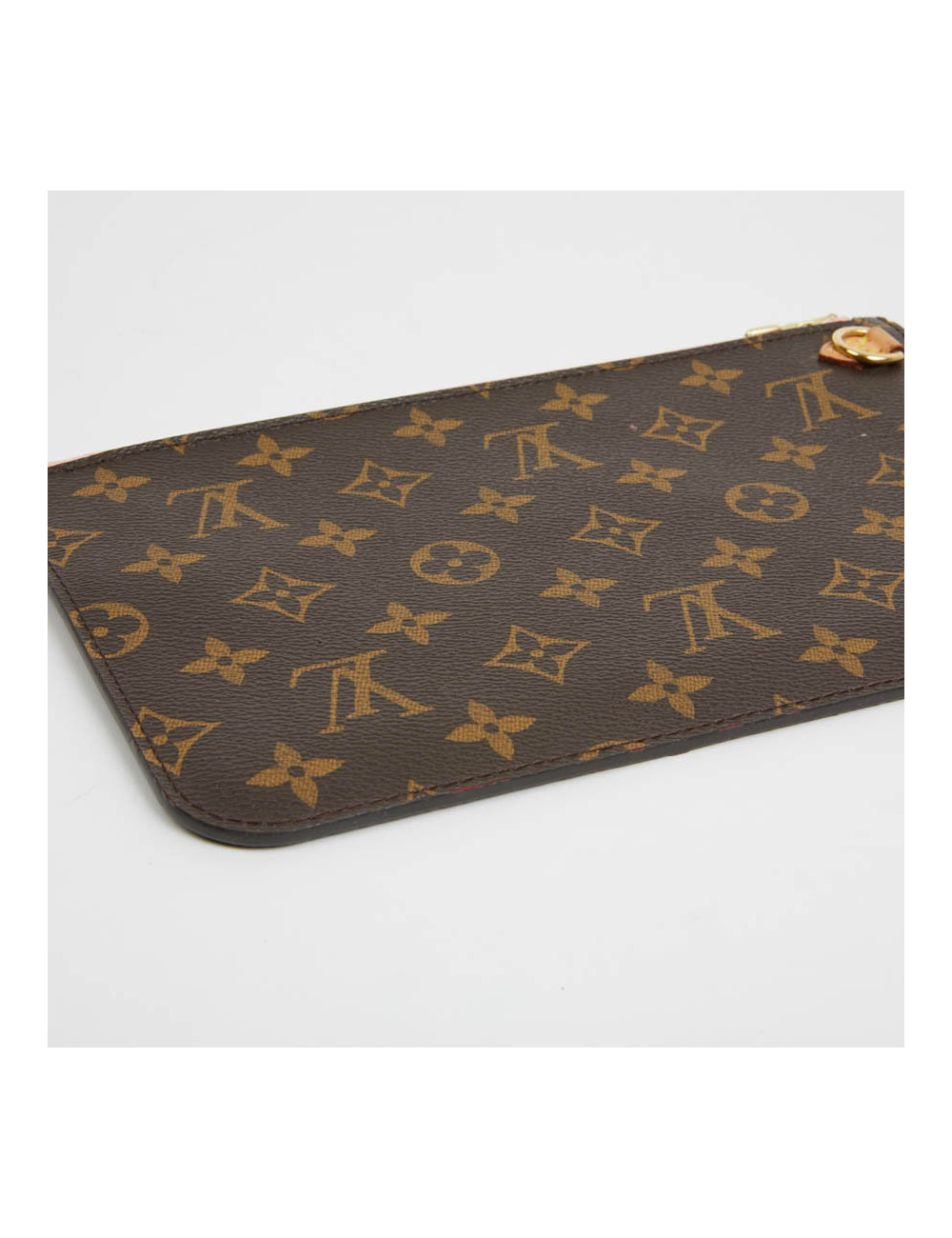 Mini pochette LOUIS VUITTON toile Monogram L V
