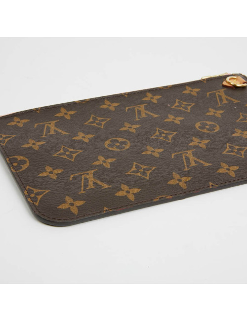 Mini pochette LOUIS VUITTON toile Monogram L V