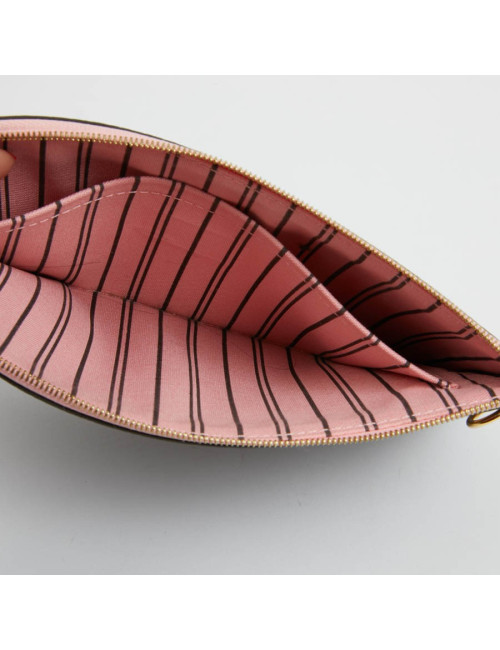 Mini pochette LOUIS VUITTON toile Monogram L V