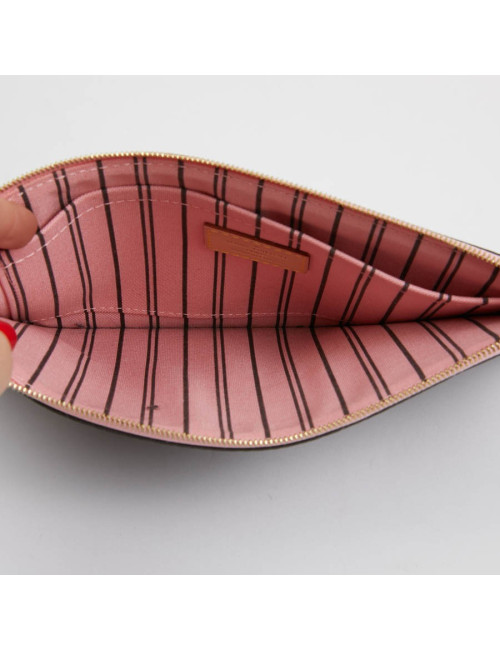 Mini pochette LOUIS VUITTON toile Monogram L V