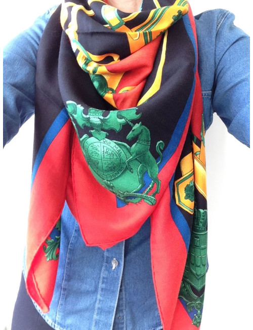 Étole HERMÈS signé Ledoux