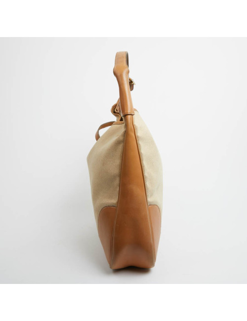 Trim HERMES toile et cuir gold