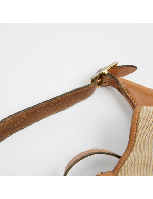 Trim HERMES toile et cuir gold