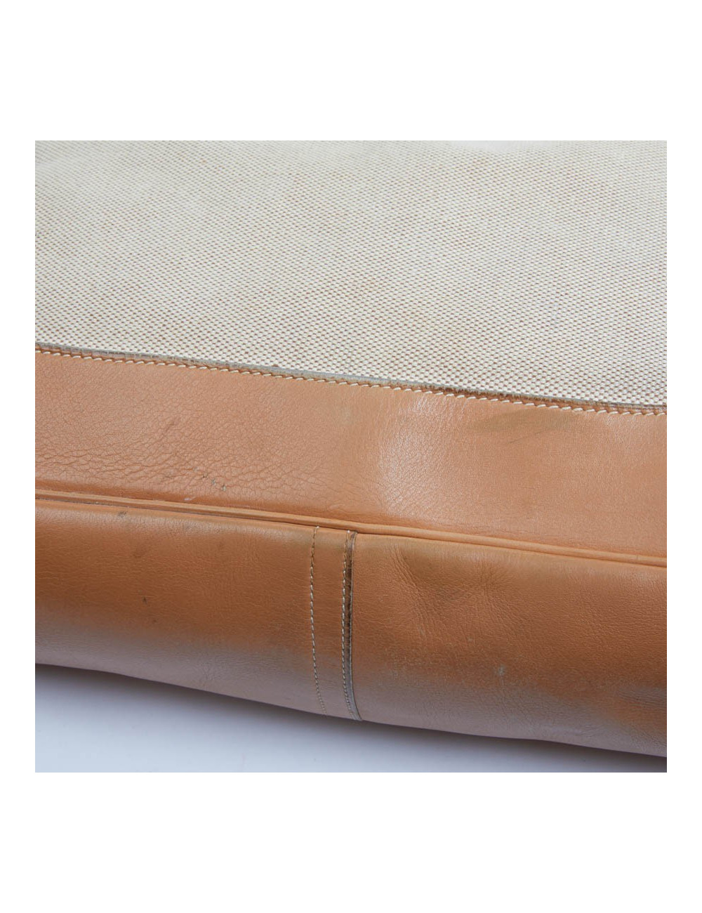 Trim HERMES toile et cuir gold