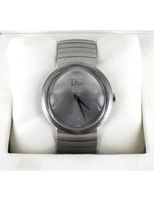 Montre DIOR H/F en acier modèle D glace saphir