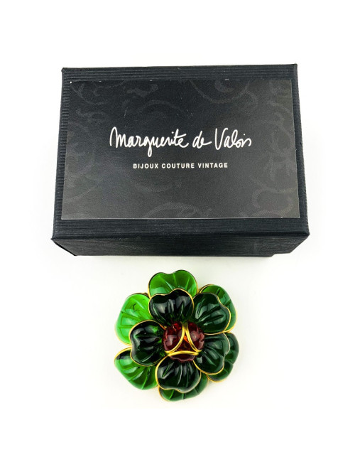 Broche camélia MARGUERITE de VALOIS