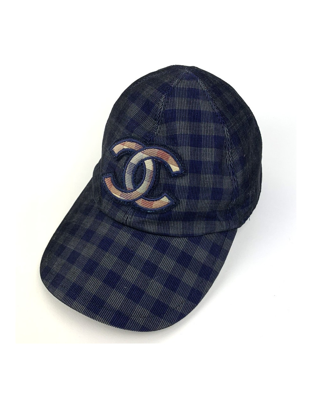 Casquette CHANEL T S à carreaux