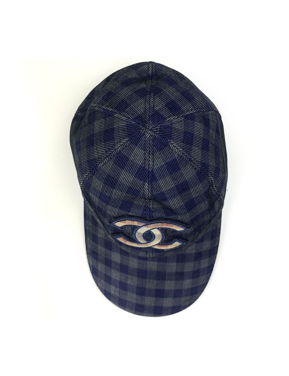 Casquette CHANEL T S à carreaux