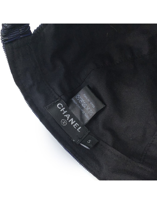 Casquette CHANEL T S à carreaux