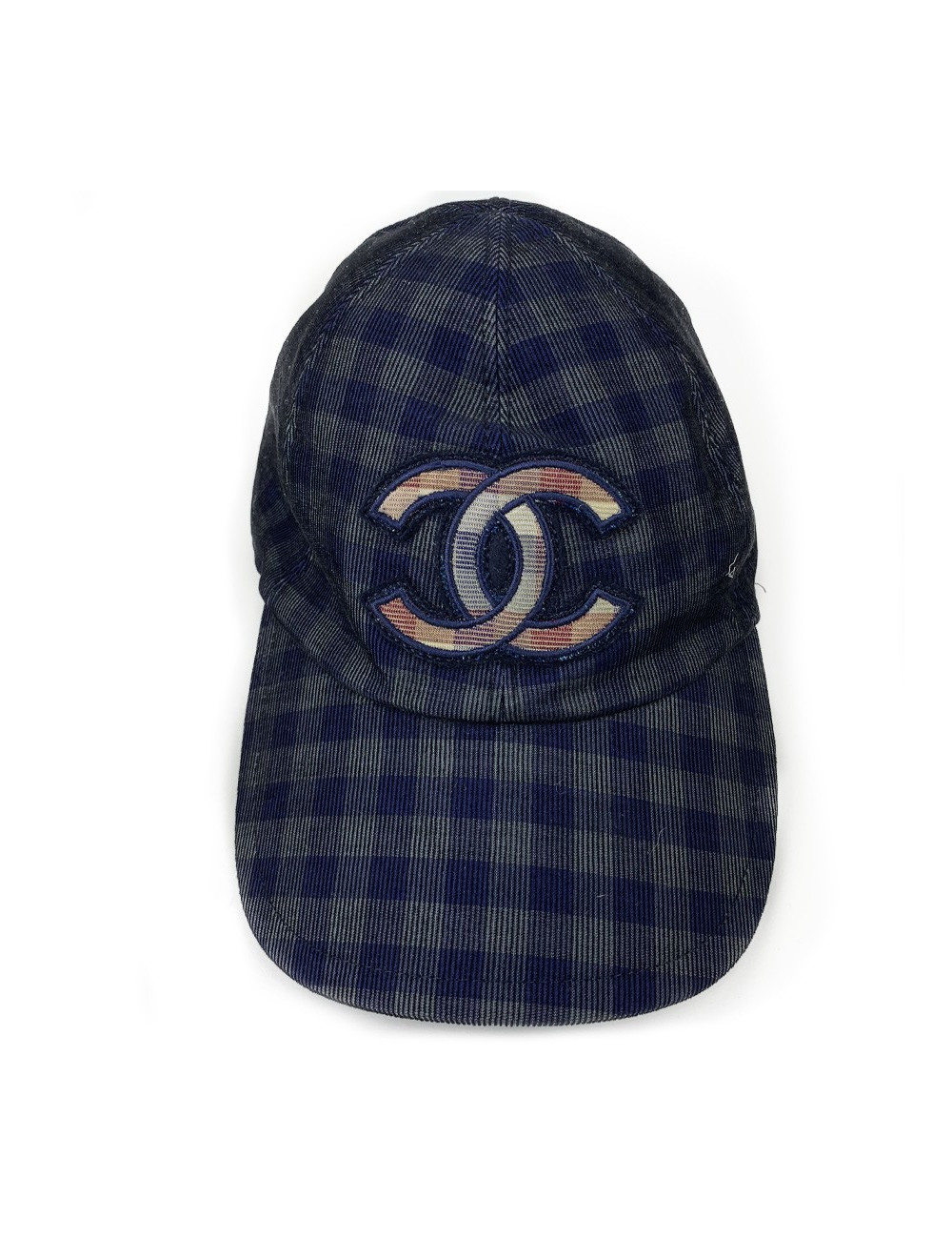 Casquette CHANEL T S à carreaux