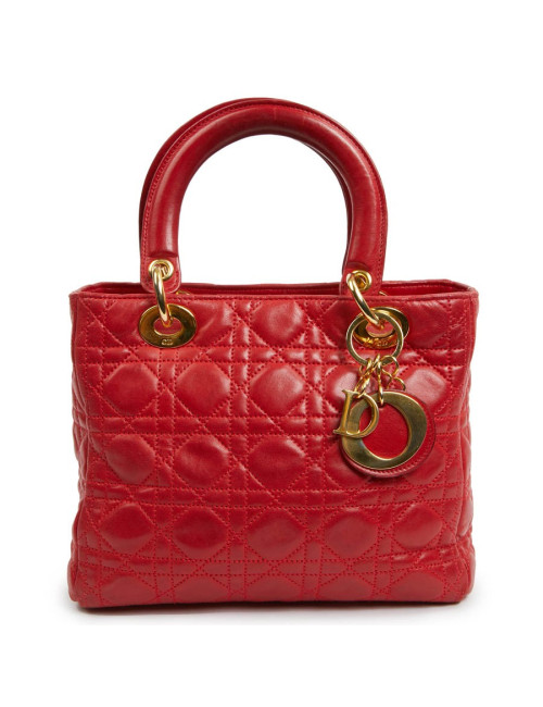 Sac Lady DIOR rouge 