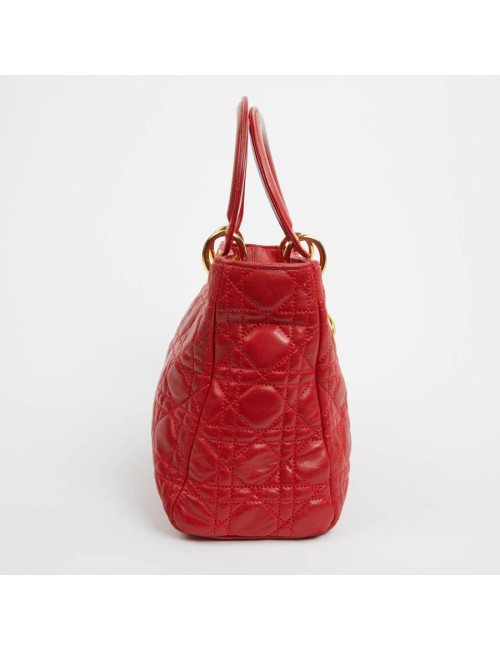 Sac Lady DIOR rouge 
