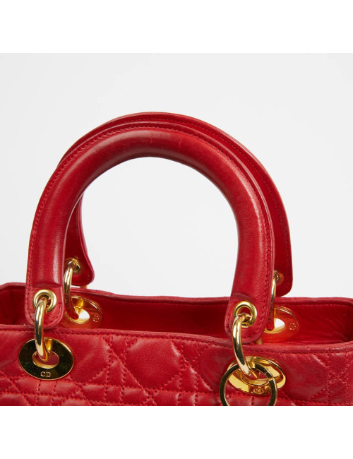 Sac Lady DIOR rouge 