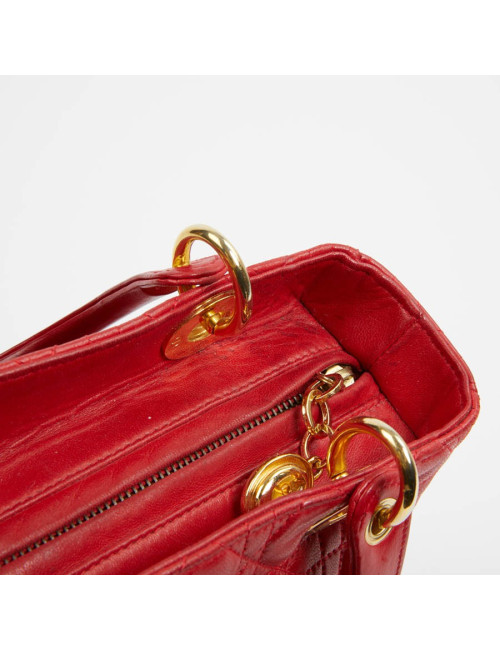 Sac Lady DIOR rouge 
