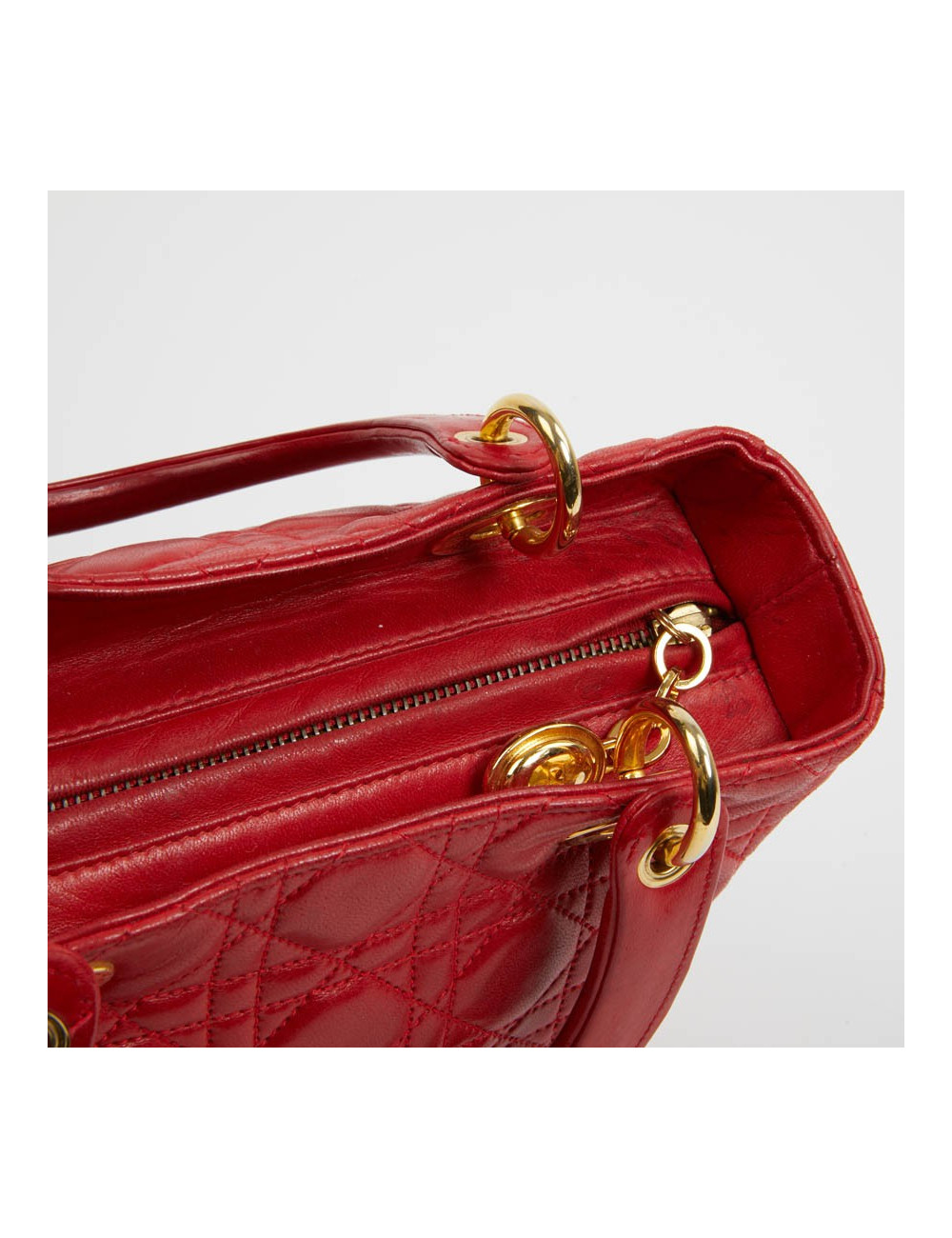 Sac Lady DIOR rouge 