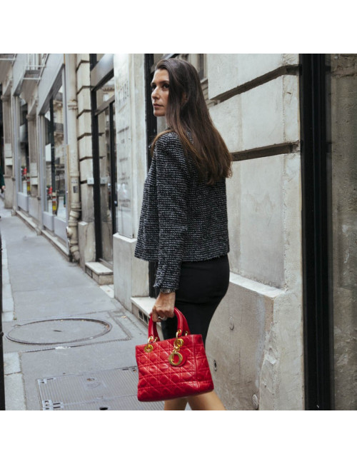Sac Lady DIOR rouge 