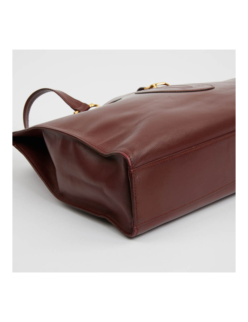 Cabas CARTIER cuir bordeaux