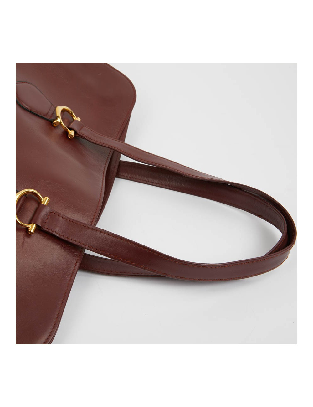 Cabas CARTIER cuir bordeaux