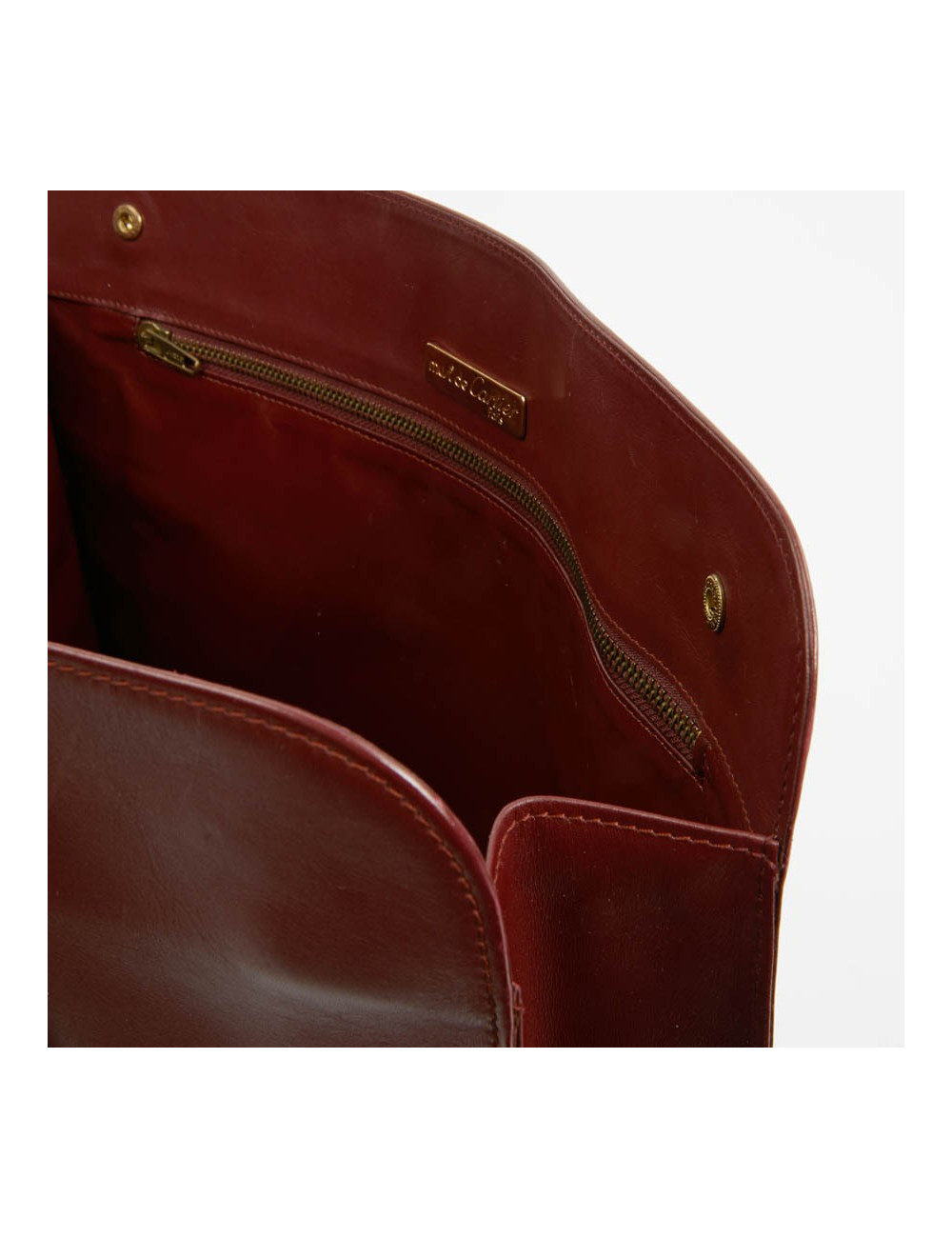 Cabas CARTIER cuir bordeaux