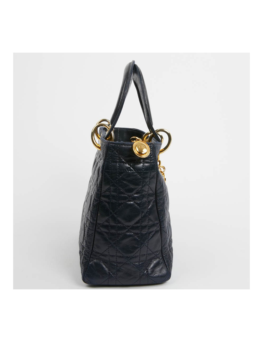 Sac Lady DIOR bleu marine