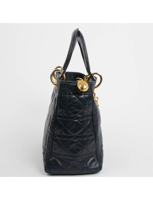 Sac Lady DIOR bleu marine