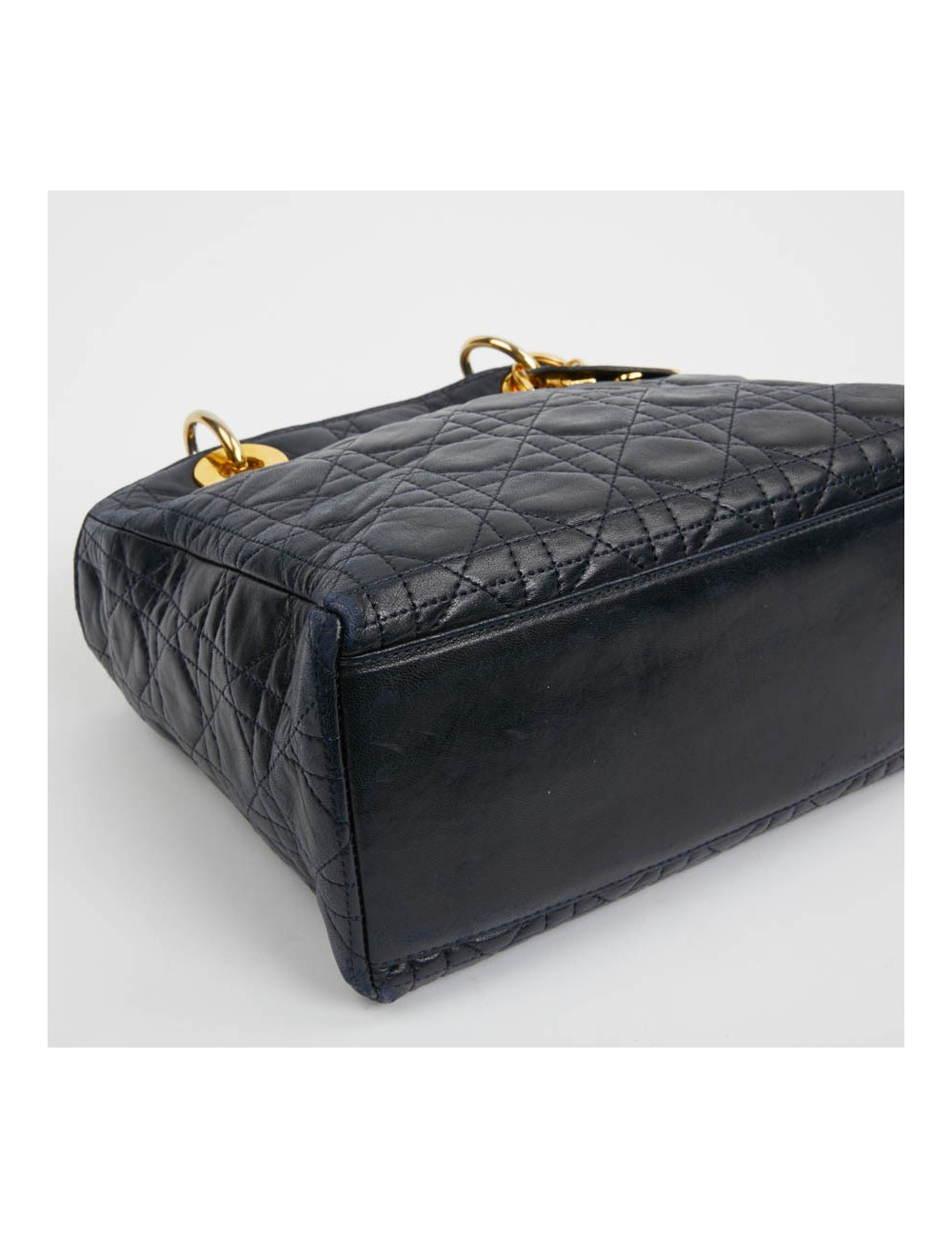 Sac Lady DIOR bleu marine