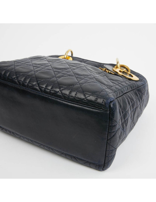 Sac Lady DIOR bleu marine