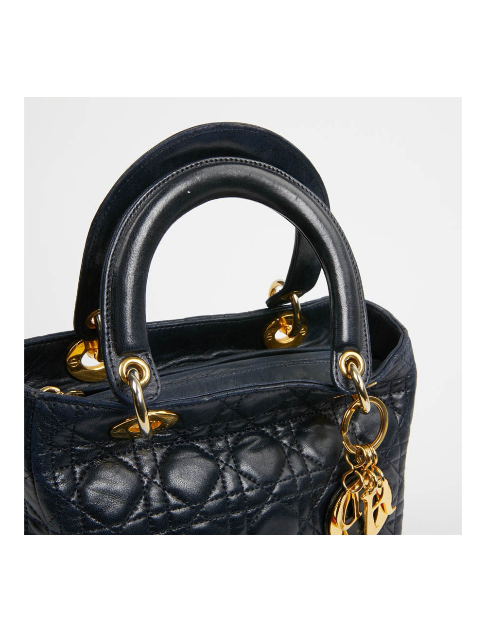 Sac Lady DIOR bleu marine