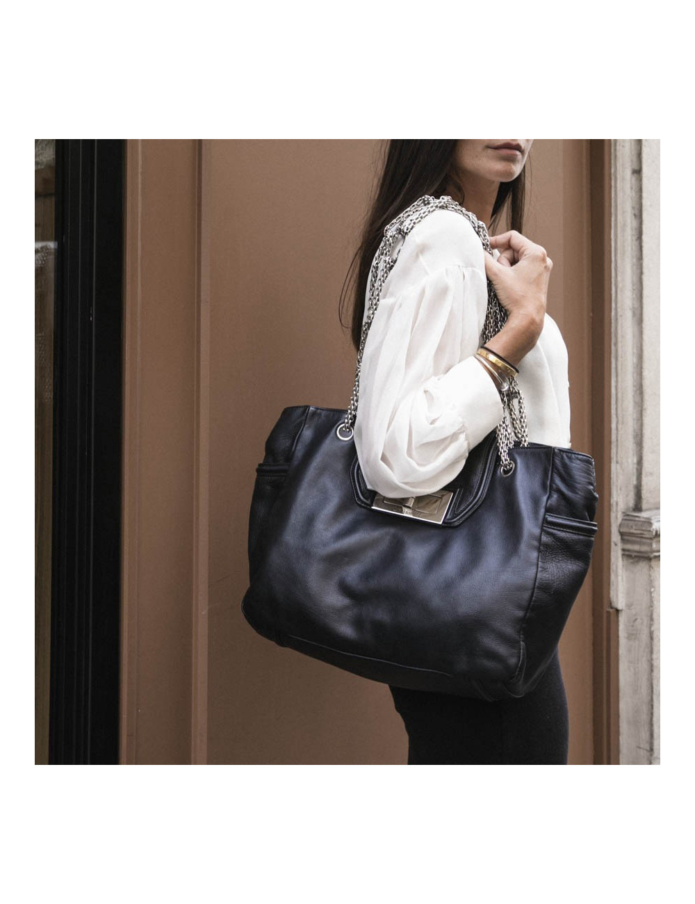 Grand sac CHANEL noir