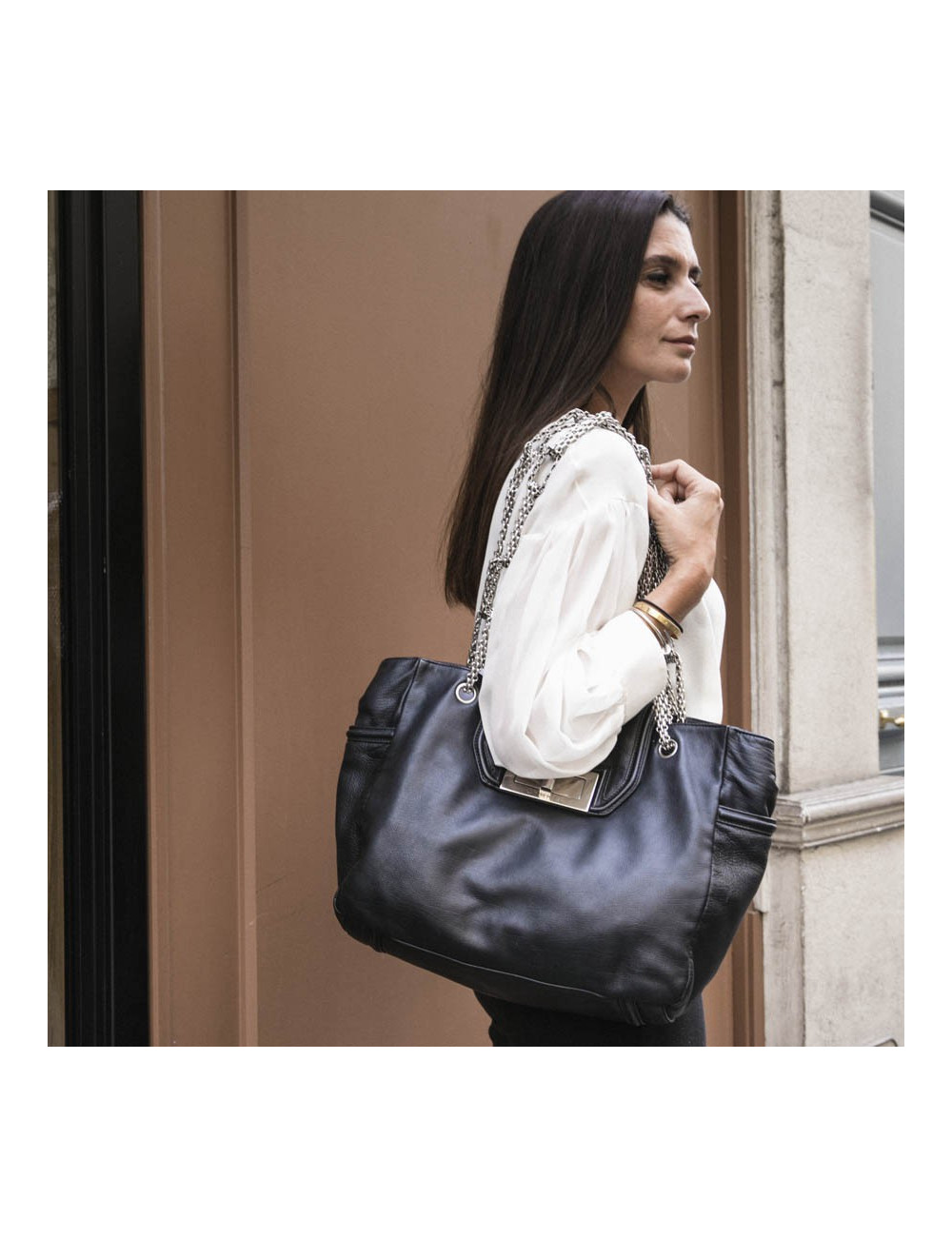 Grand sac CHANEL noir