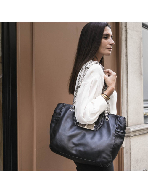 Grand sac CHANEL noir