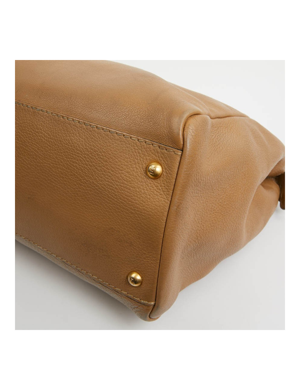 Peekaboo FENDI GM cuir grainé gold