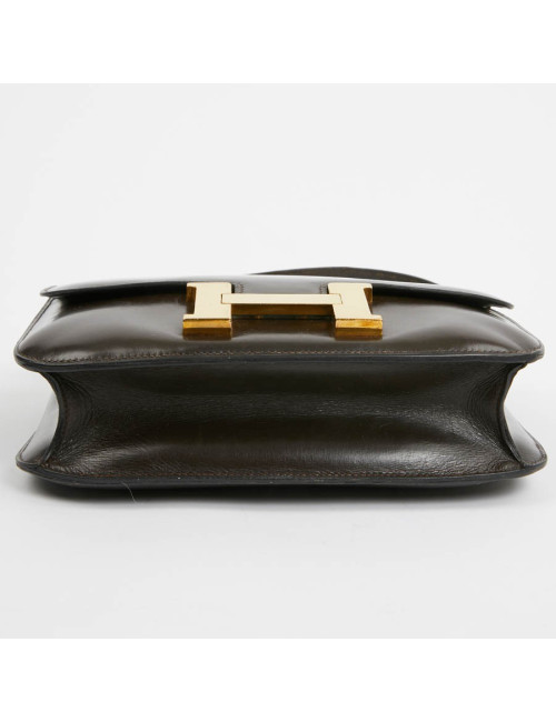 Constance marron HERMES cuir box