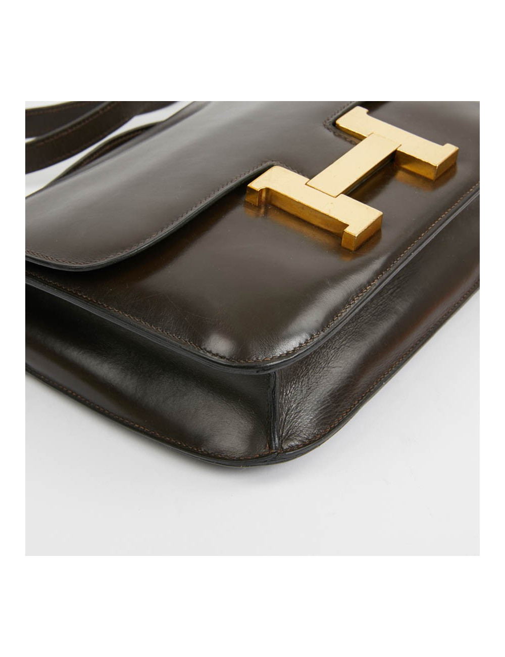 Constance marron HERMES cuir box