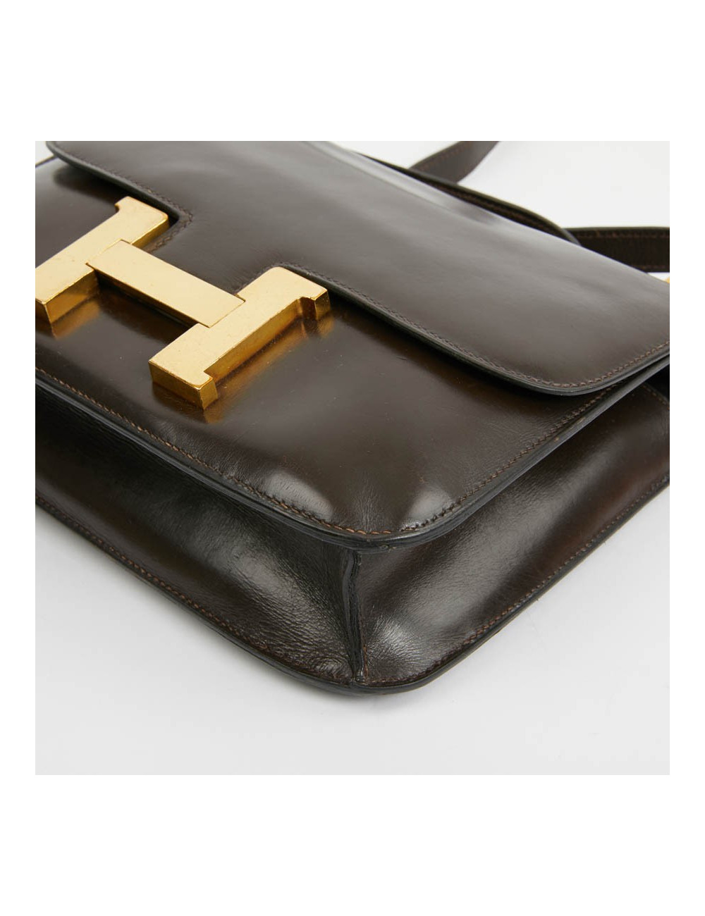 Constance marron HERMES cuir box