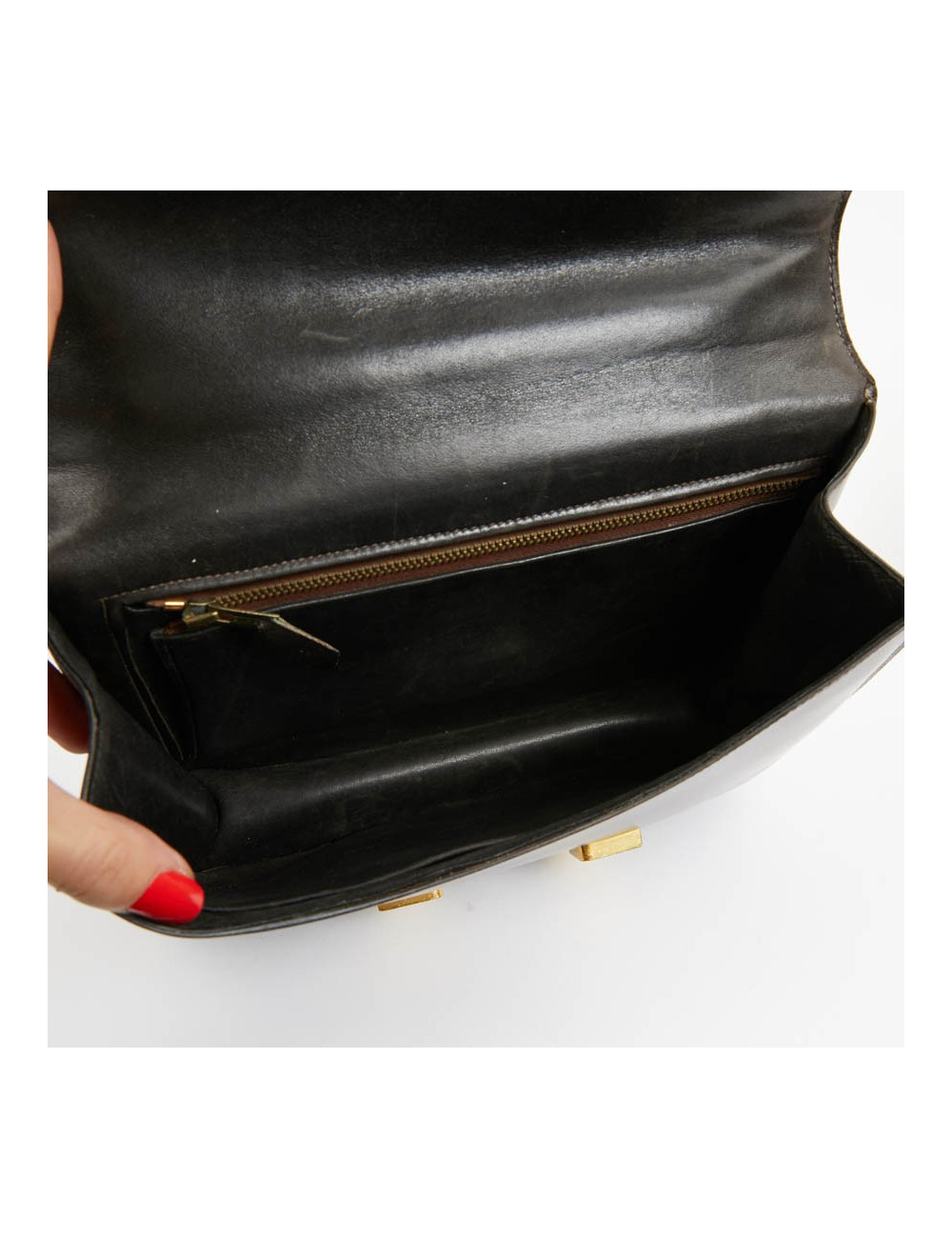 Constance marron HERMES cuir box