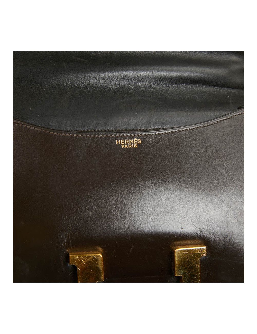 Constance marron HERMES cuir box